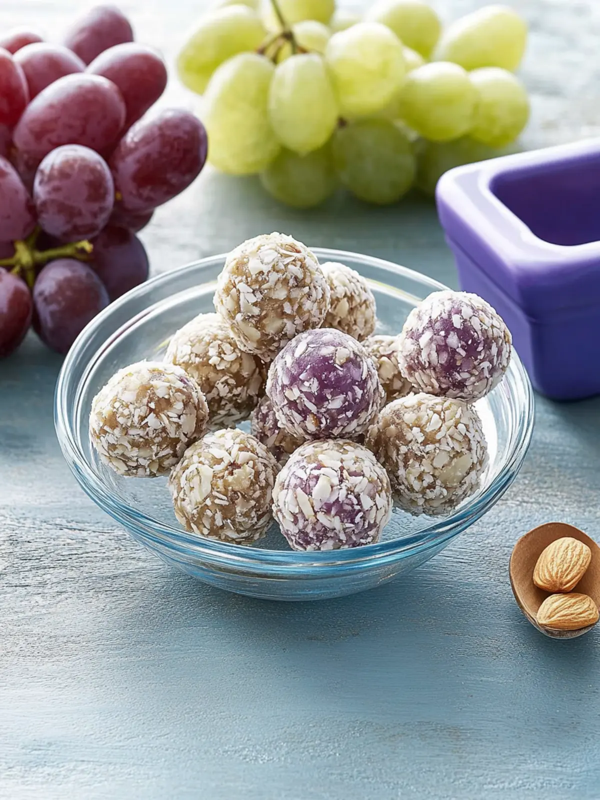 Grape Almond Bliss Balls