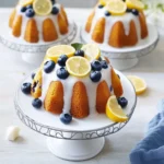 Mini Blueberry Lemon Bundt Cakes