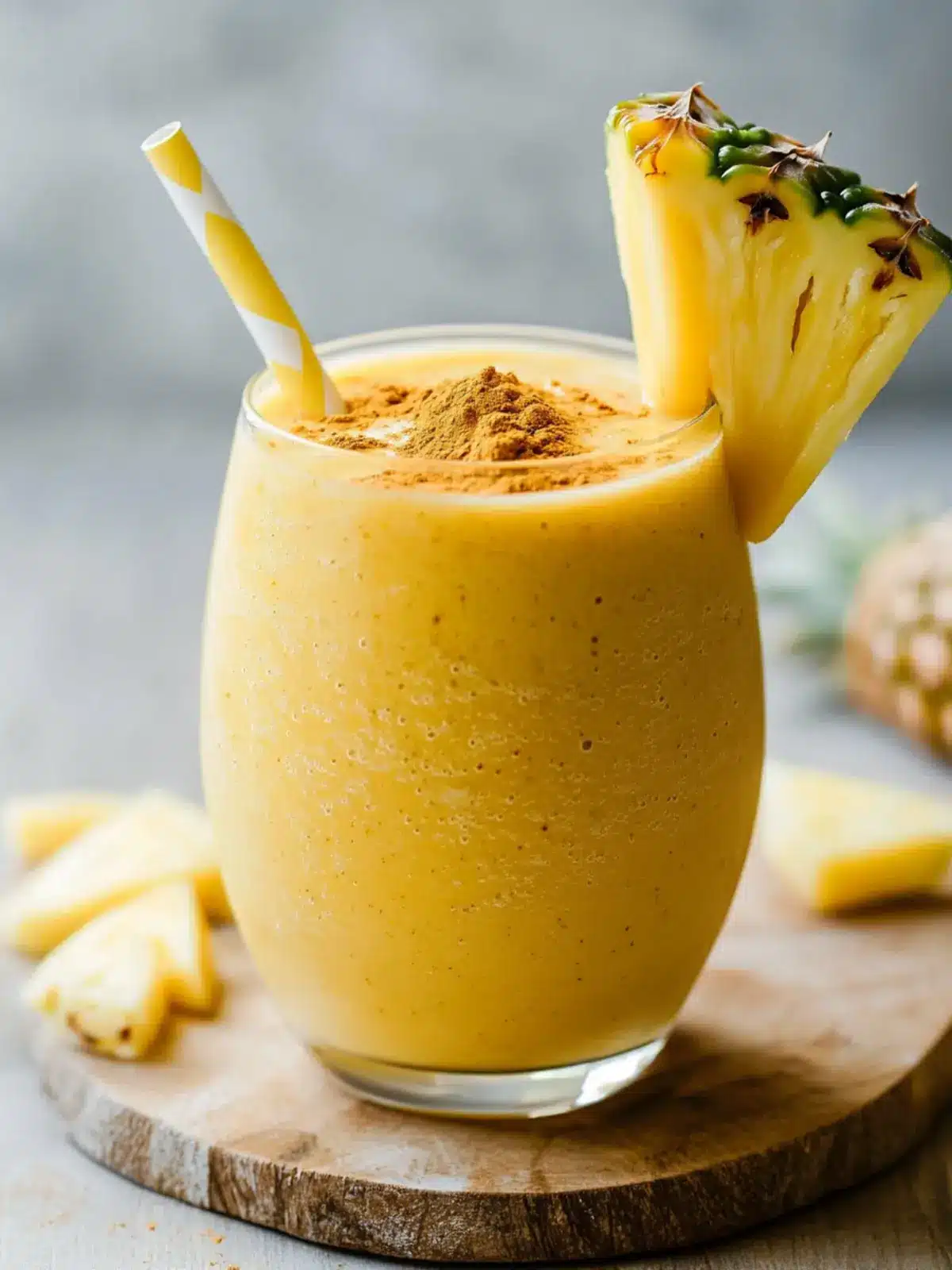 Golden Glow Pineapple Turmeric Smoothie