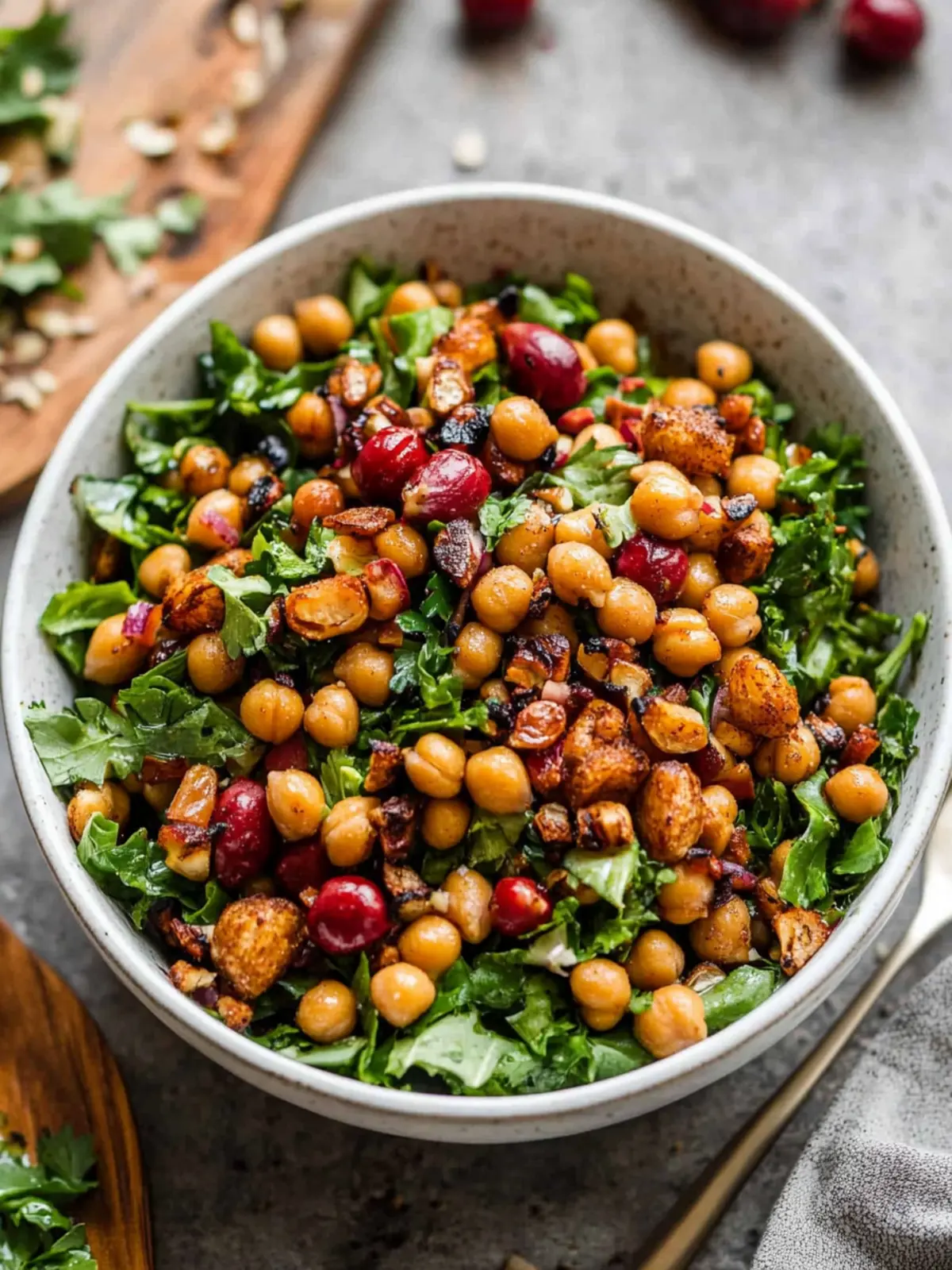 Roasted Chickpea Fall Salad