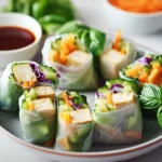 Fresh Vegan Tofu Summer Rolls