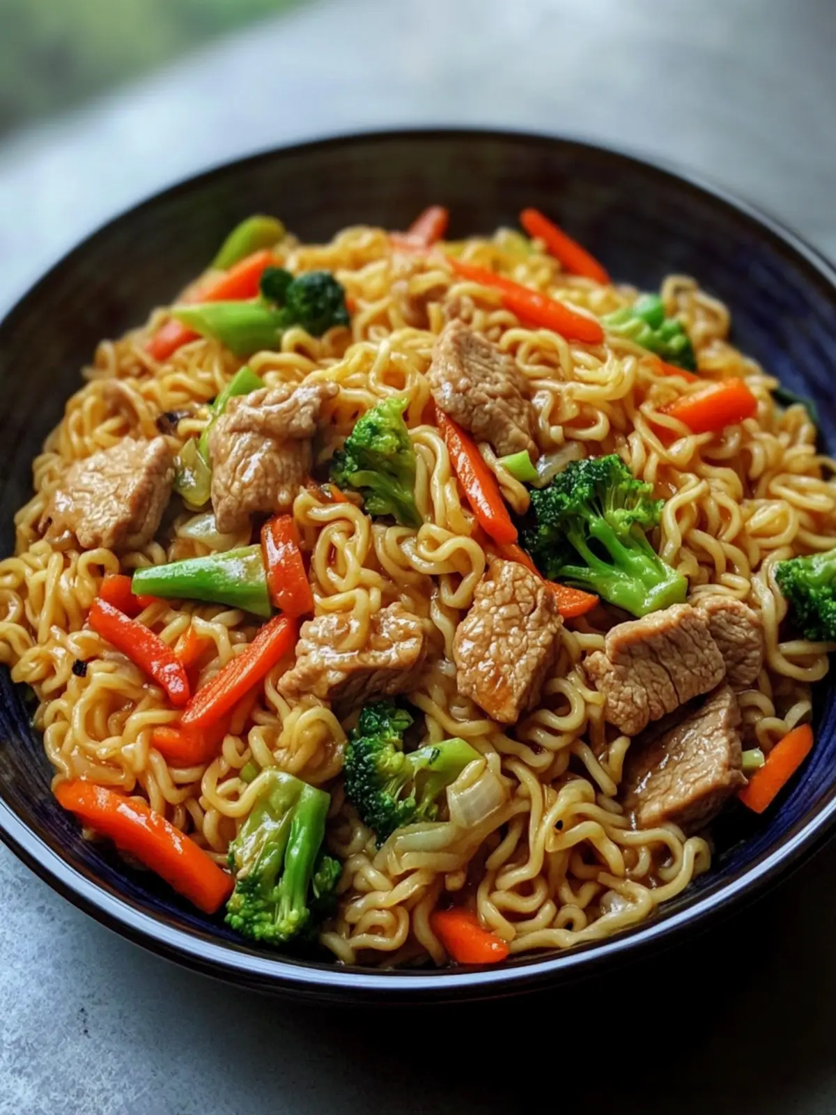 Quick Ramen Noodle Stir Fry