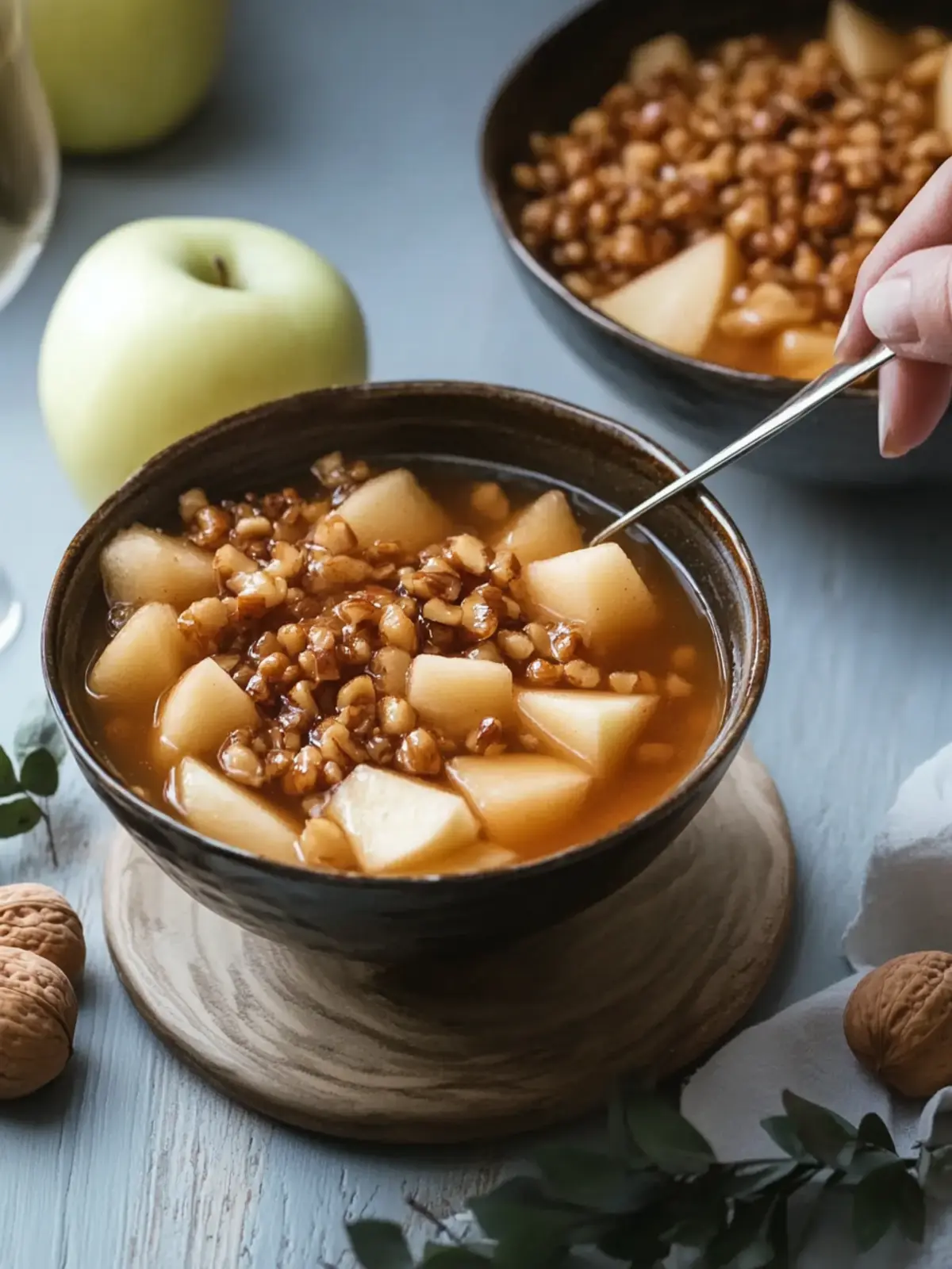 Apple Walnut Wine Charoset for Passover