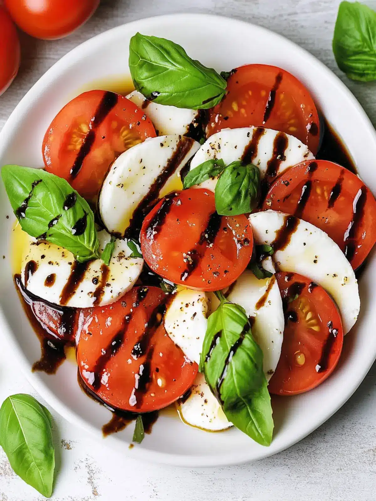 Italian Balsamic Caprese Salad