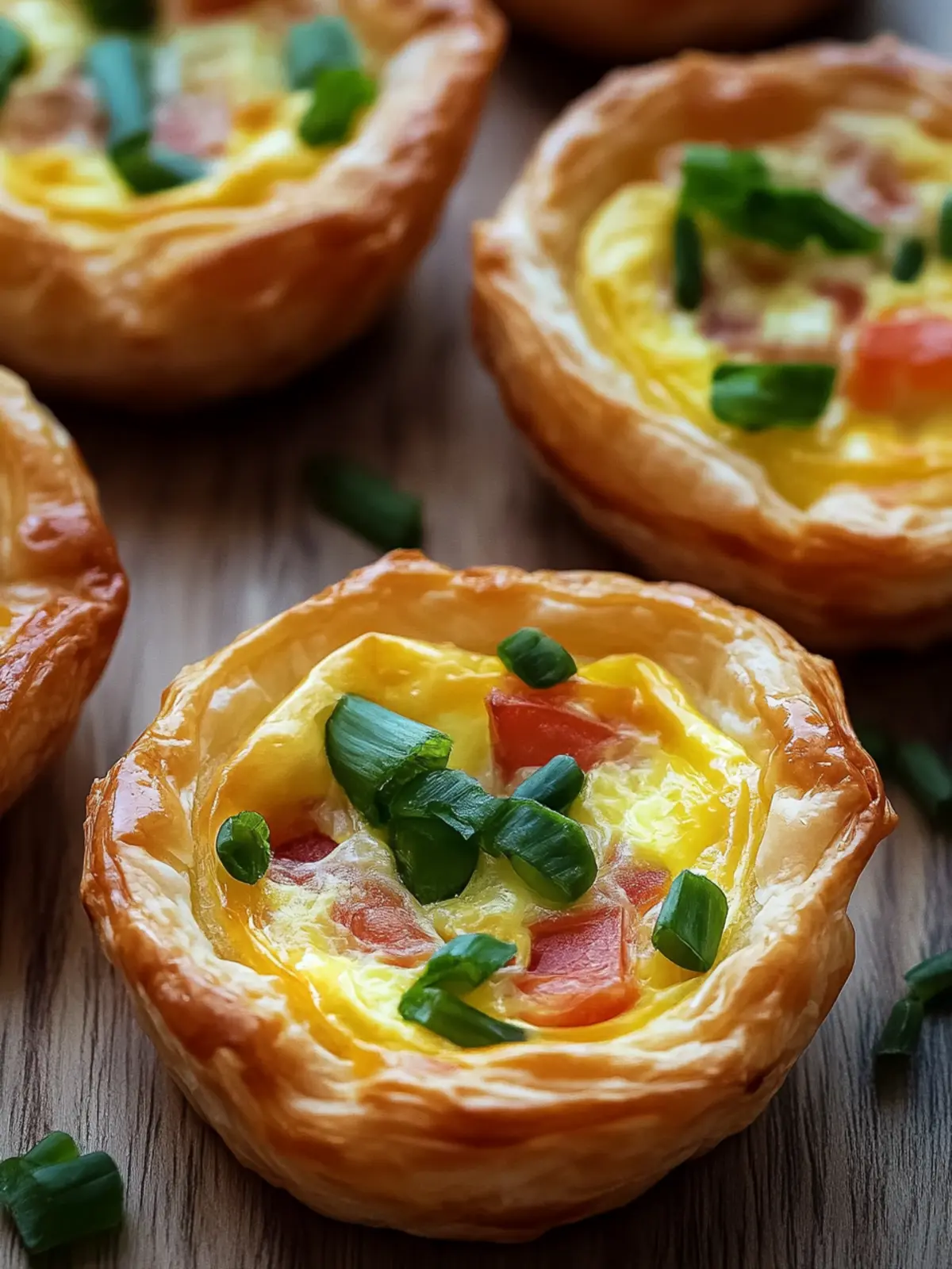 Easy Puff Pastry Mini Quiches
