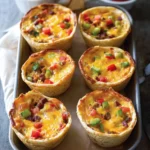 Mexican Taco Boat Quiches