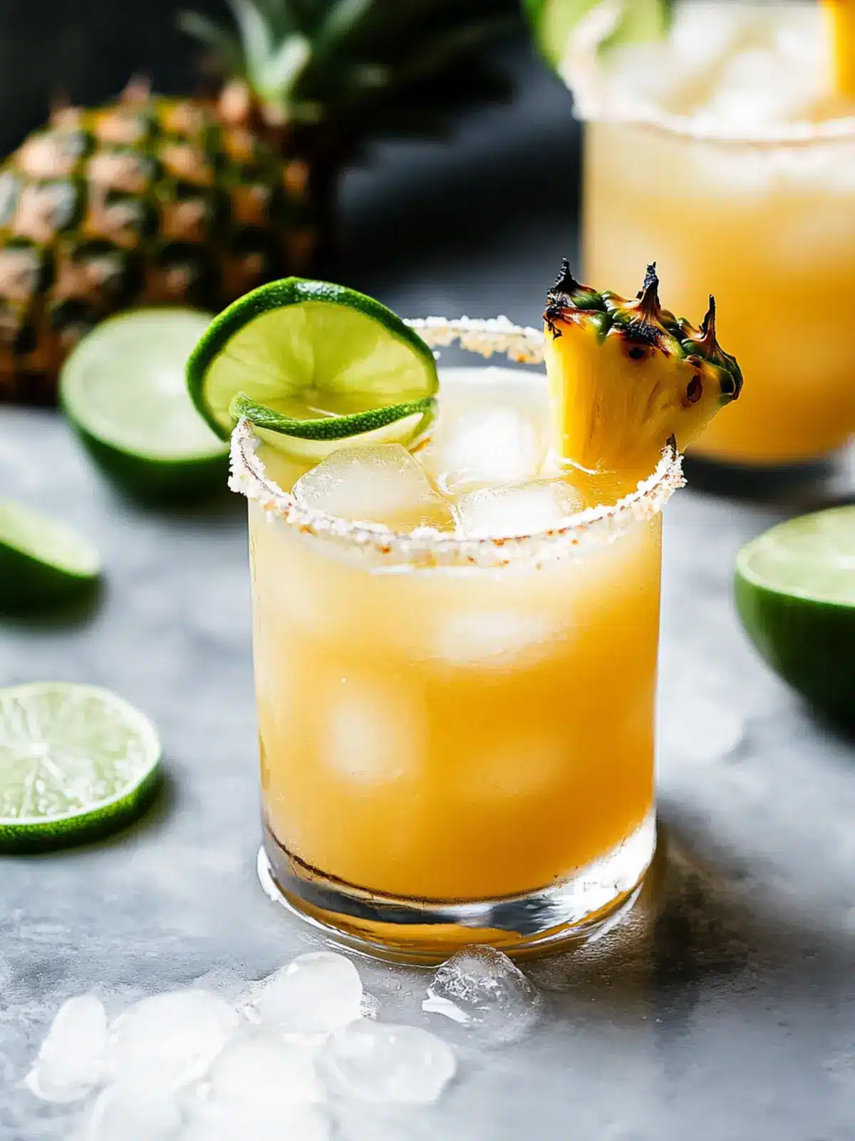 Grilled Pineapple Margarita Recipe (Spicy + Smoky)