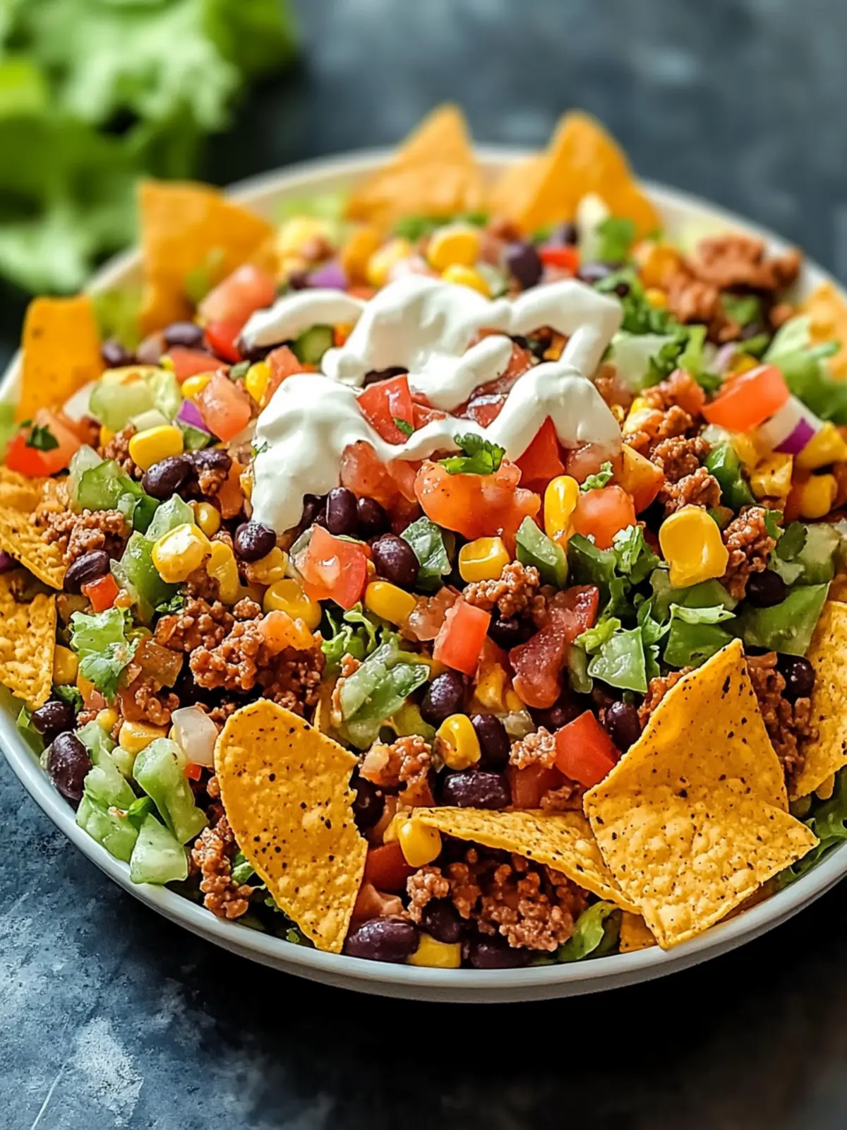 Crunchy Doritos Taco Salad: Quick, Easy, and Delicious!