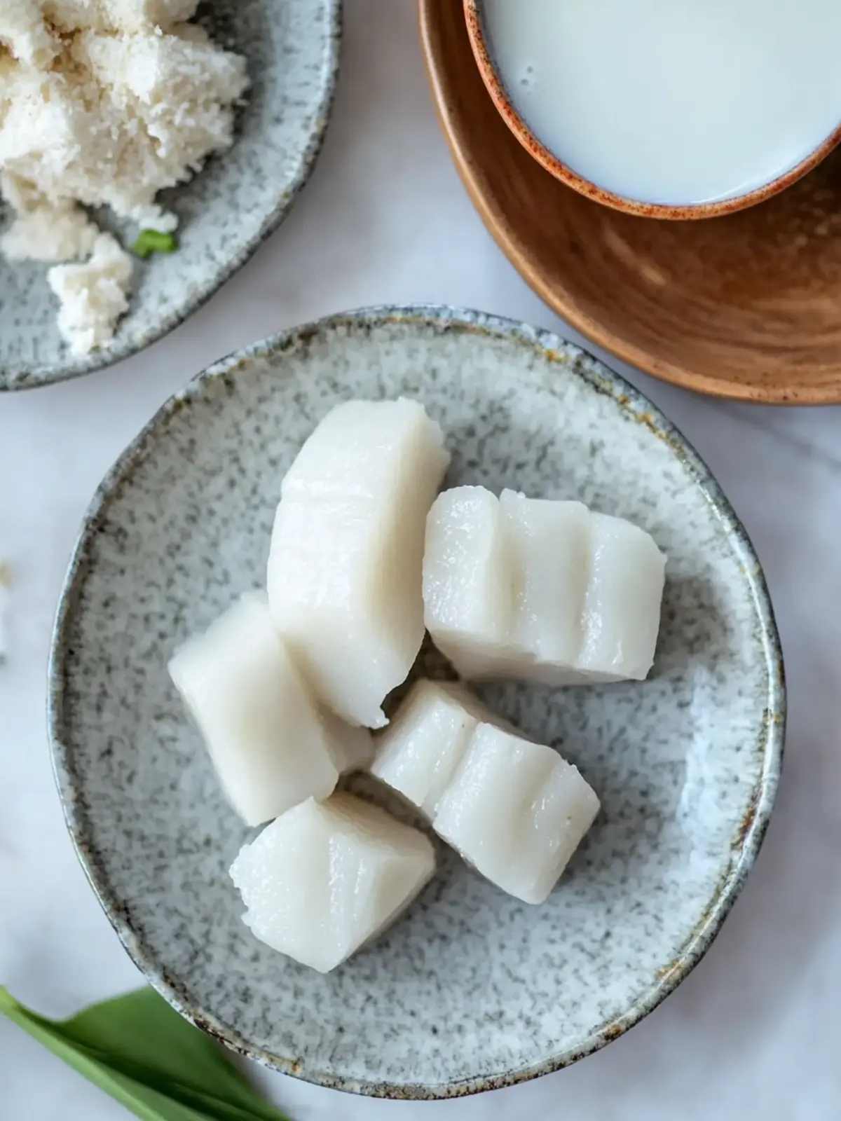 Boiled Taro With Coconut Milk