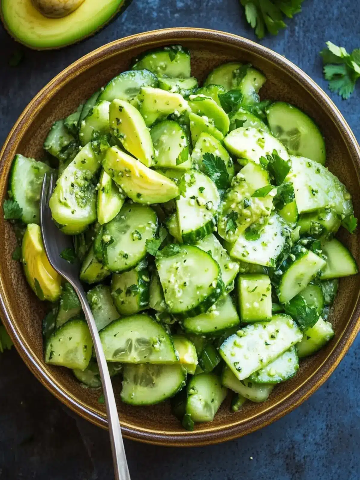 Avocado Cucumber Salad Recipe