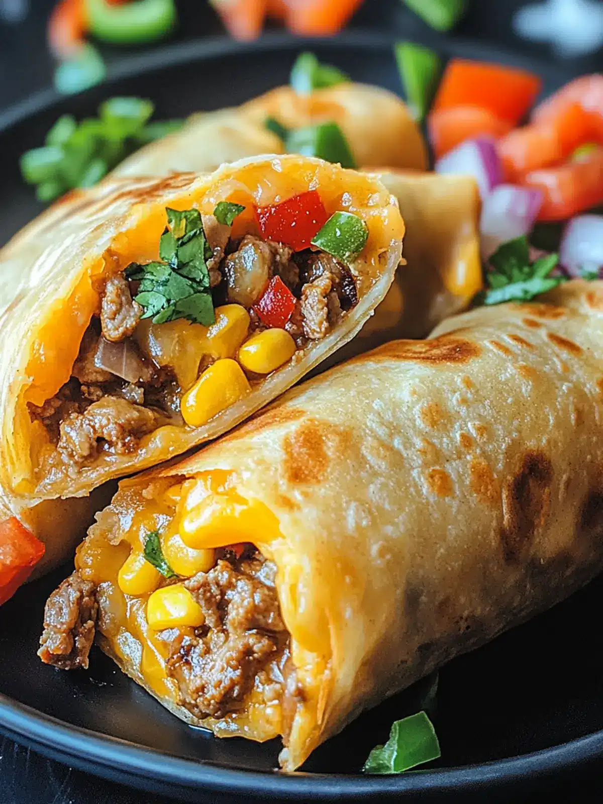 Loaded Cheesy Pocket Tacos Recipe