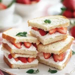 Sweet Strawberry Tea Sandwiches for a Charming Afternoon Delight 2 Sweet Strawberry Tea Sandwiches for a Charming Afternoon