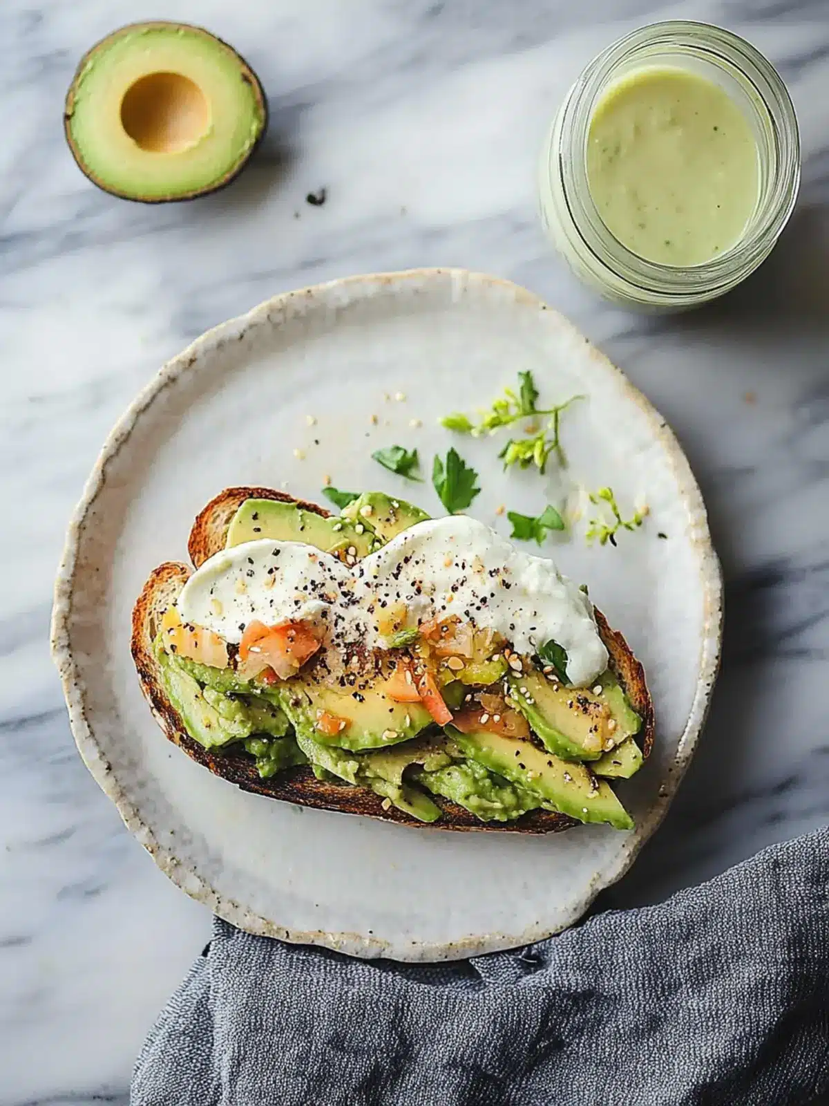 Everything but the Bagel Avocado Toast