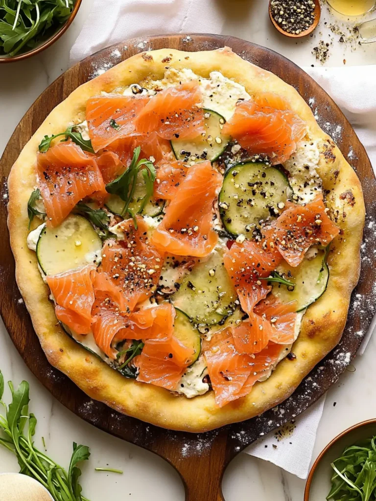 Smoked Salmon Pizza: Where Ease Meets Elegance!