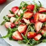 Arugula Strawberry Salad with Balsamic