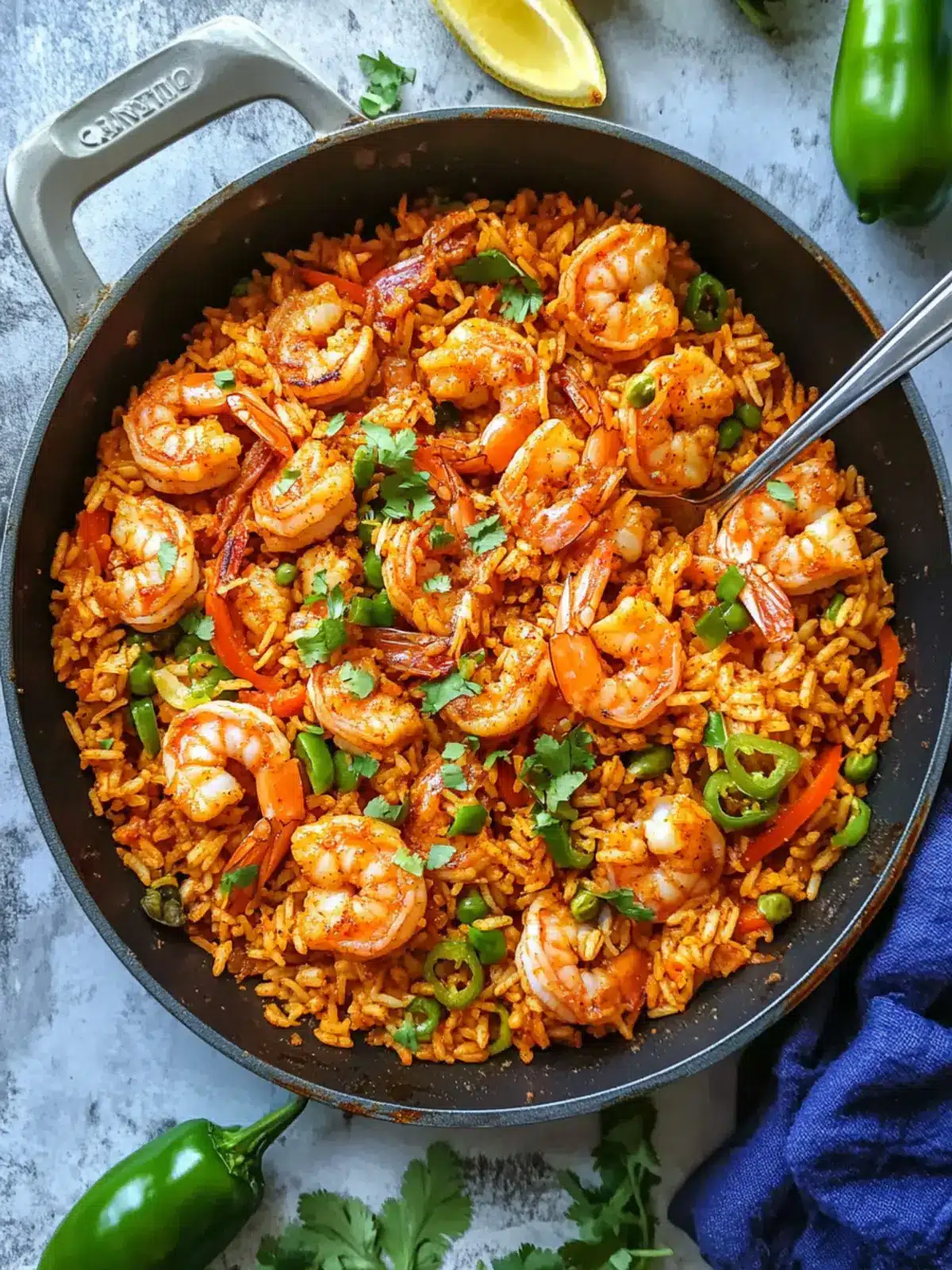 Cajun Shrimp and Rice Skillet