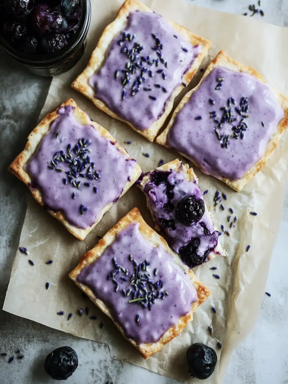 Delicious Blueberry Lavender Pop Tarts Made From Scratch 3 Blueberry Lavender Pop Tarts