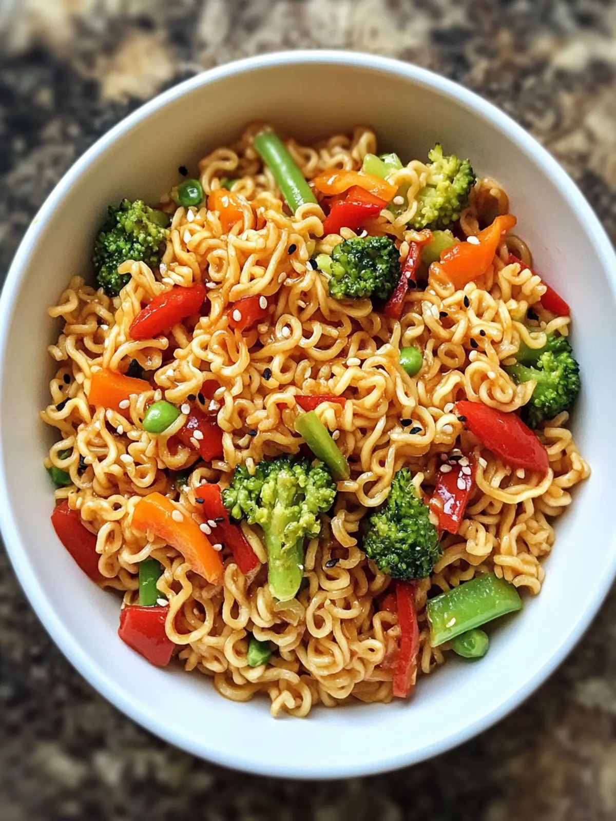 Quick Ramen Noodle Stir Fry