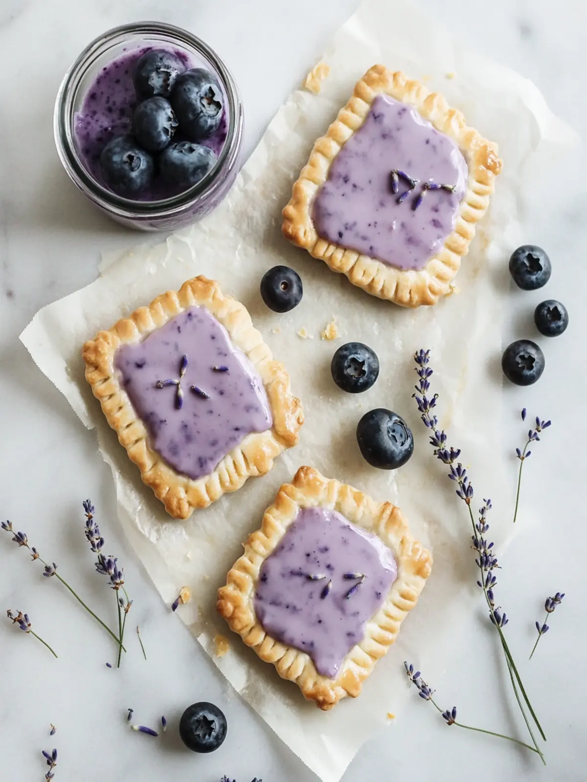 Delicious Blueberry Lavender Pop Tarts Made From Scratch 5 Blueberry Lavender Pop Tarts