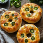 Baked Jalapeno Cheddar Protein Bagels With Cottage Cheese Bliss 6 Baked Jalapeno Cheddar Protein Bagels With Cottage Cheese Bliss