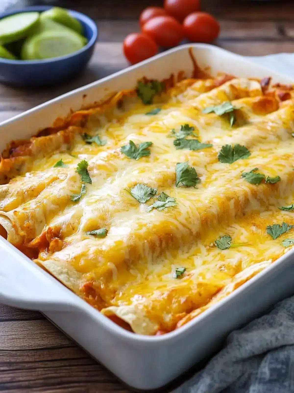 Sour Cream Chicken Enchiladas