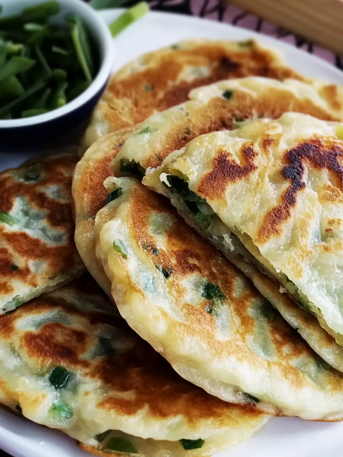 Authentic Chinese Scallion Pancake (Cong You Bing) Recipe