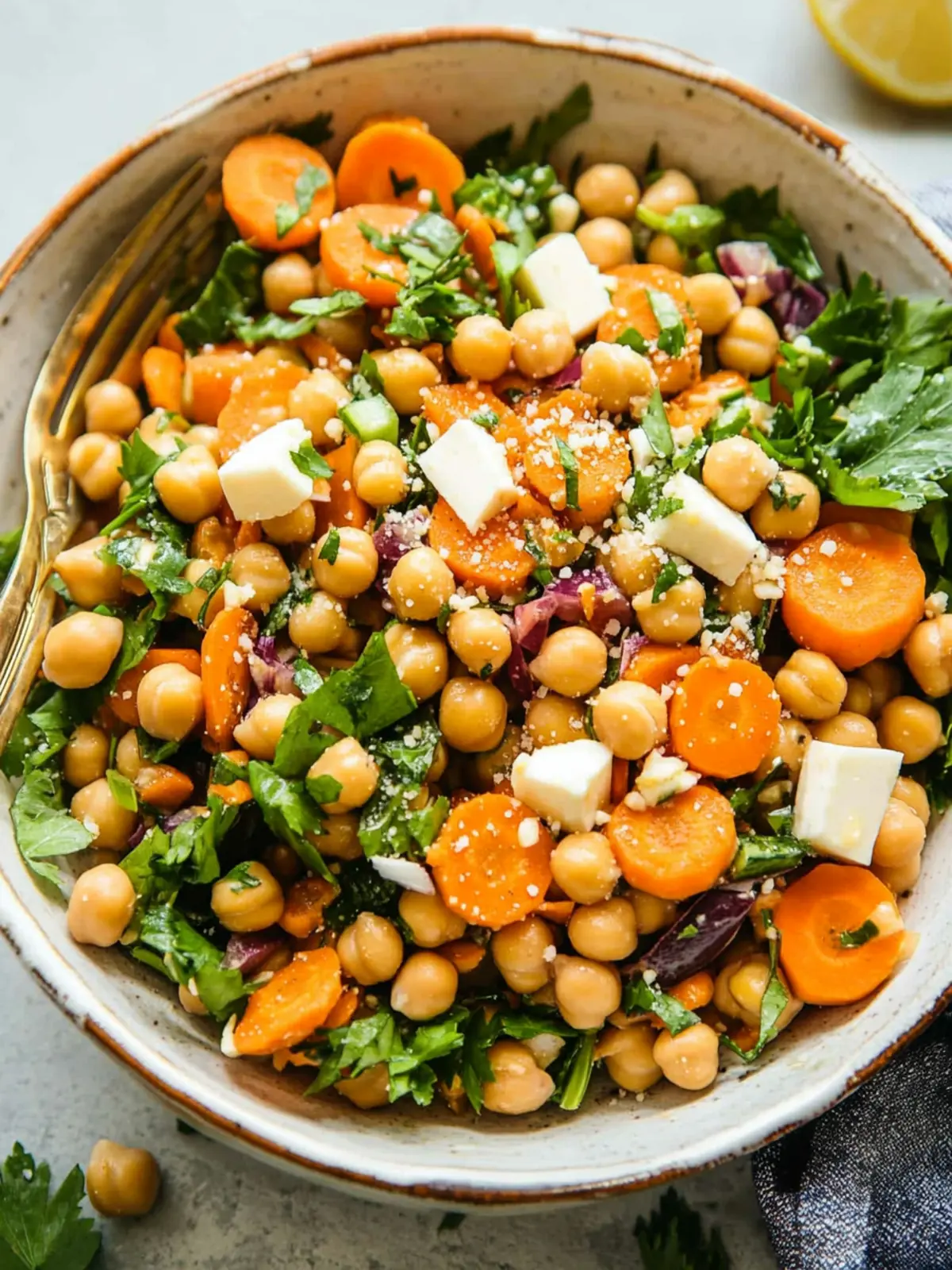 Moroccan Chickpea Carrot Salad