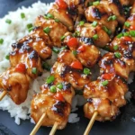 Teriyaki Chicken Skewers