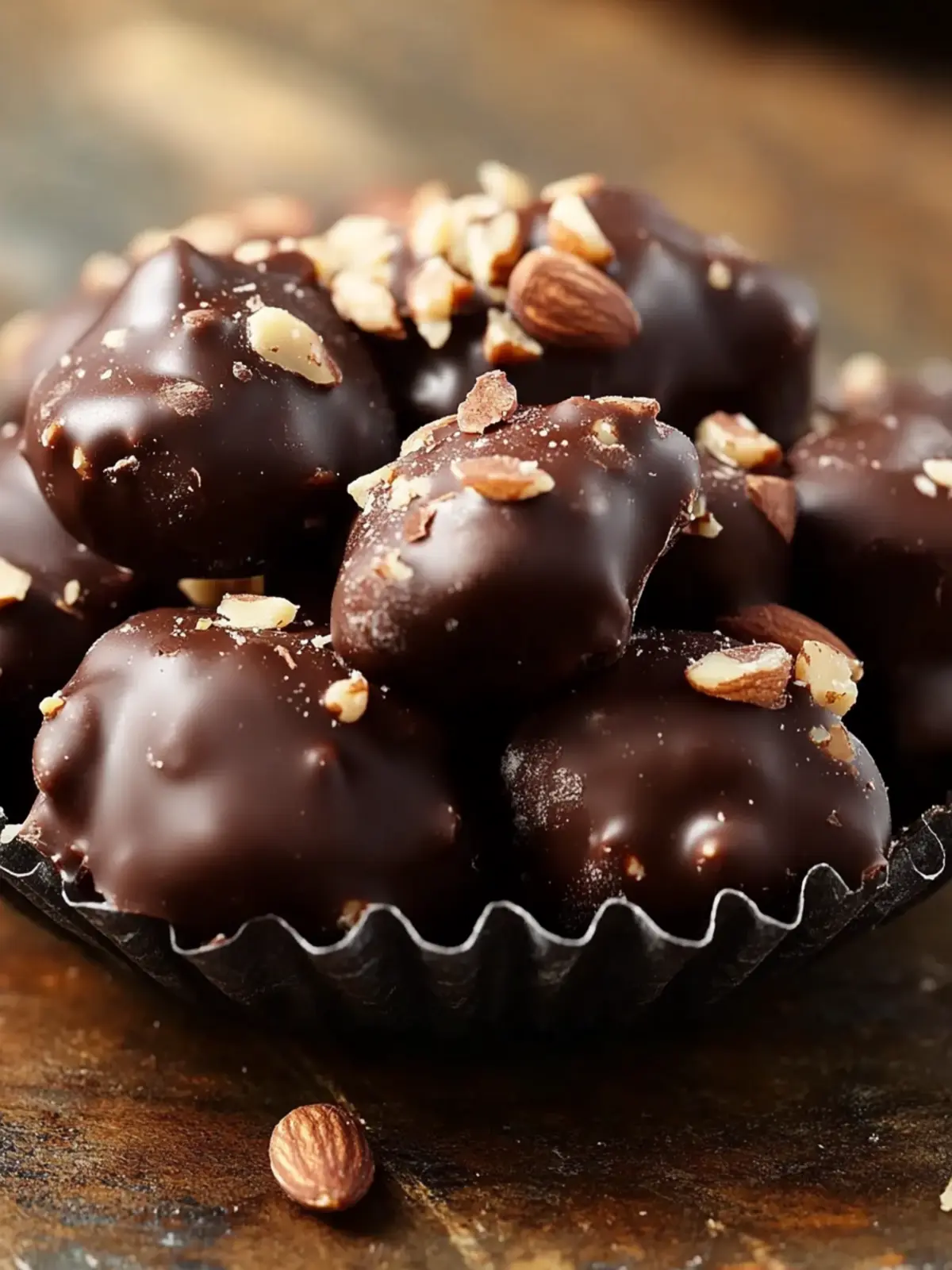 Dark Chocolate Nut Clusters