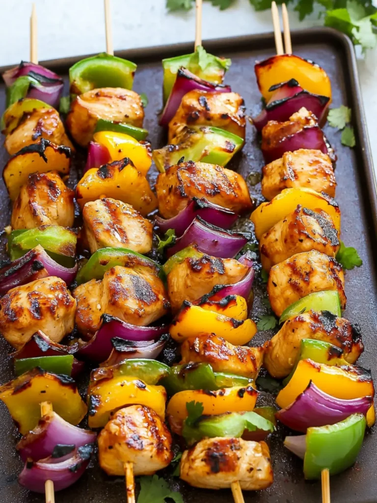 Hawaiian Chicken Kebabs