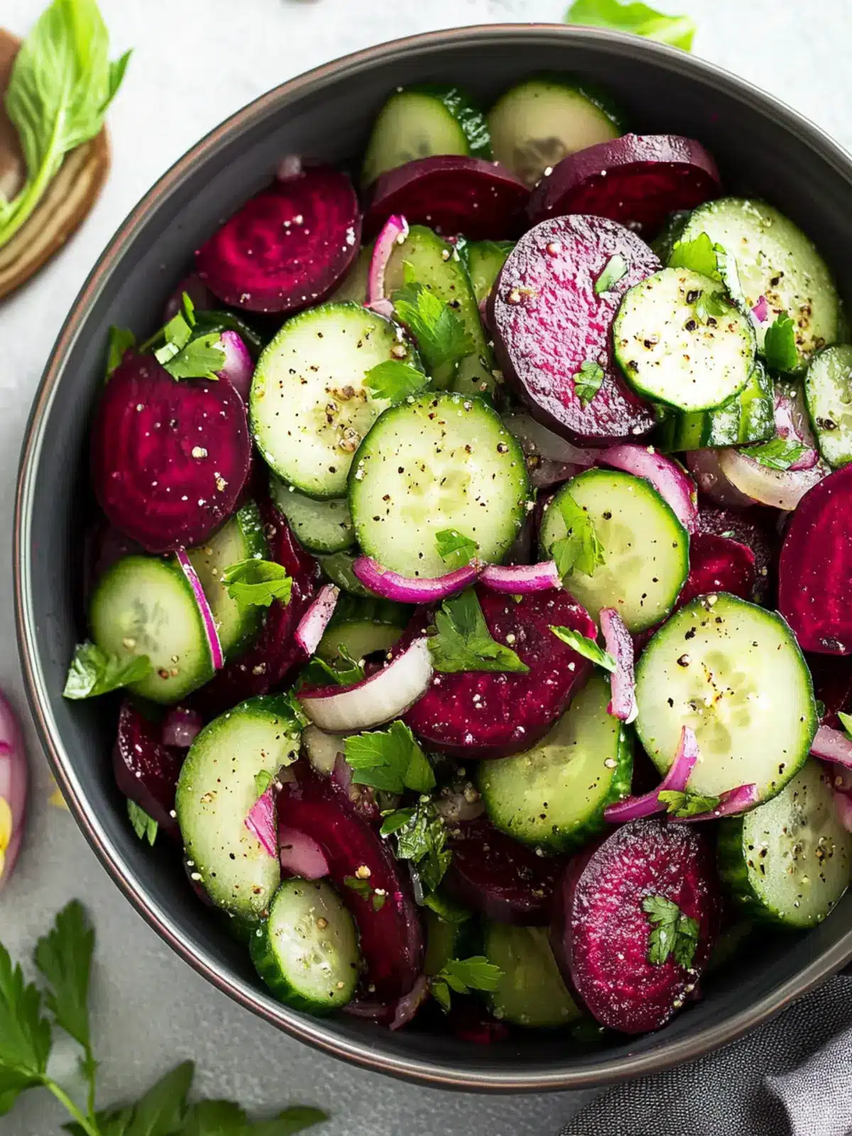 Cucumber Beet Salad