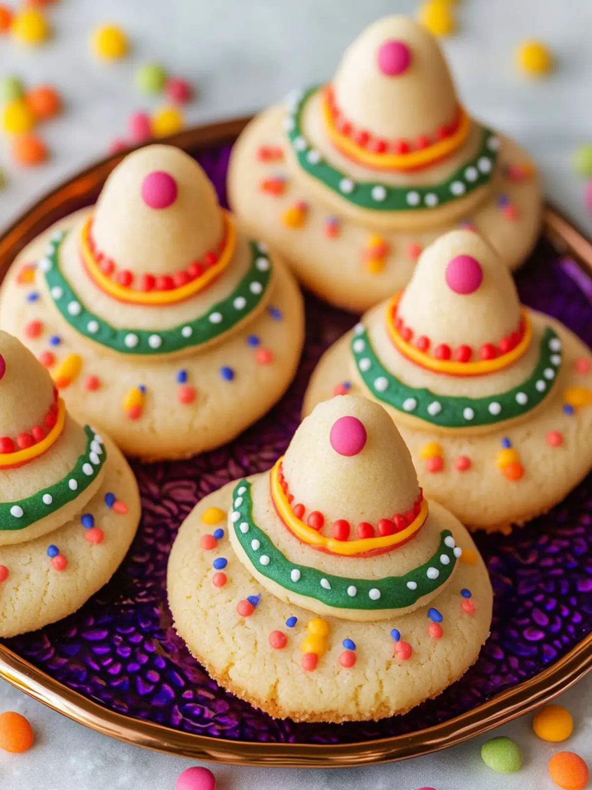 Cinco De Mayo Sombrero Cookies