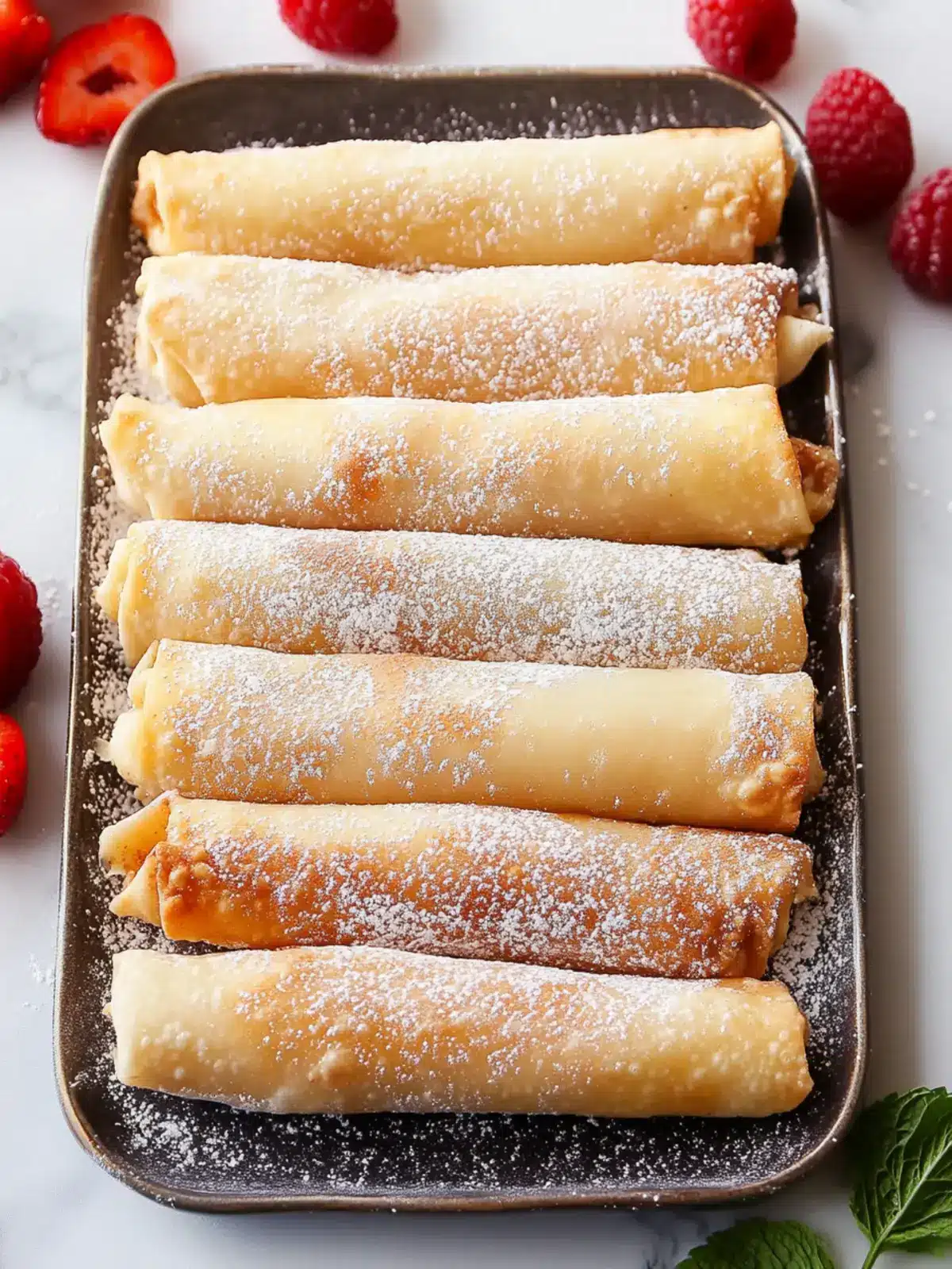 Cheesecake Taquitos: Easy Crispy Treat for Sweet Cravings 4 Cheesecake Taquitos