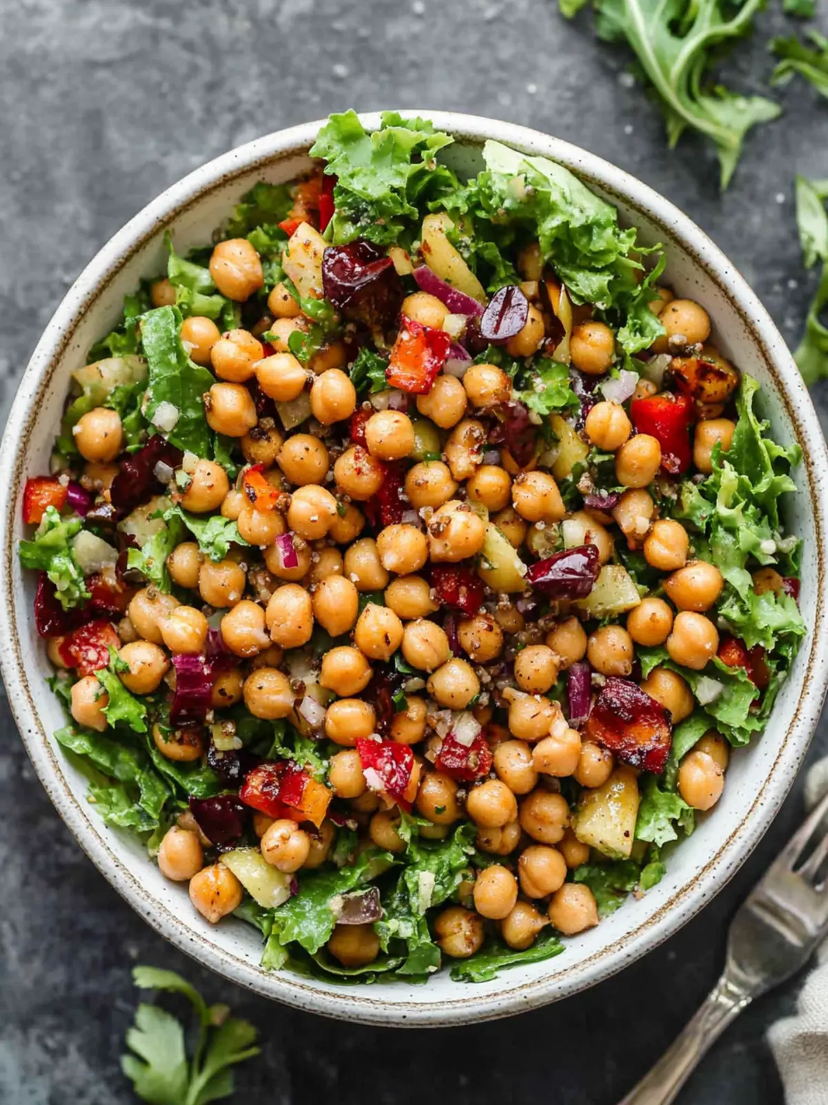 Roasted Chickpea Fall Salad