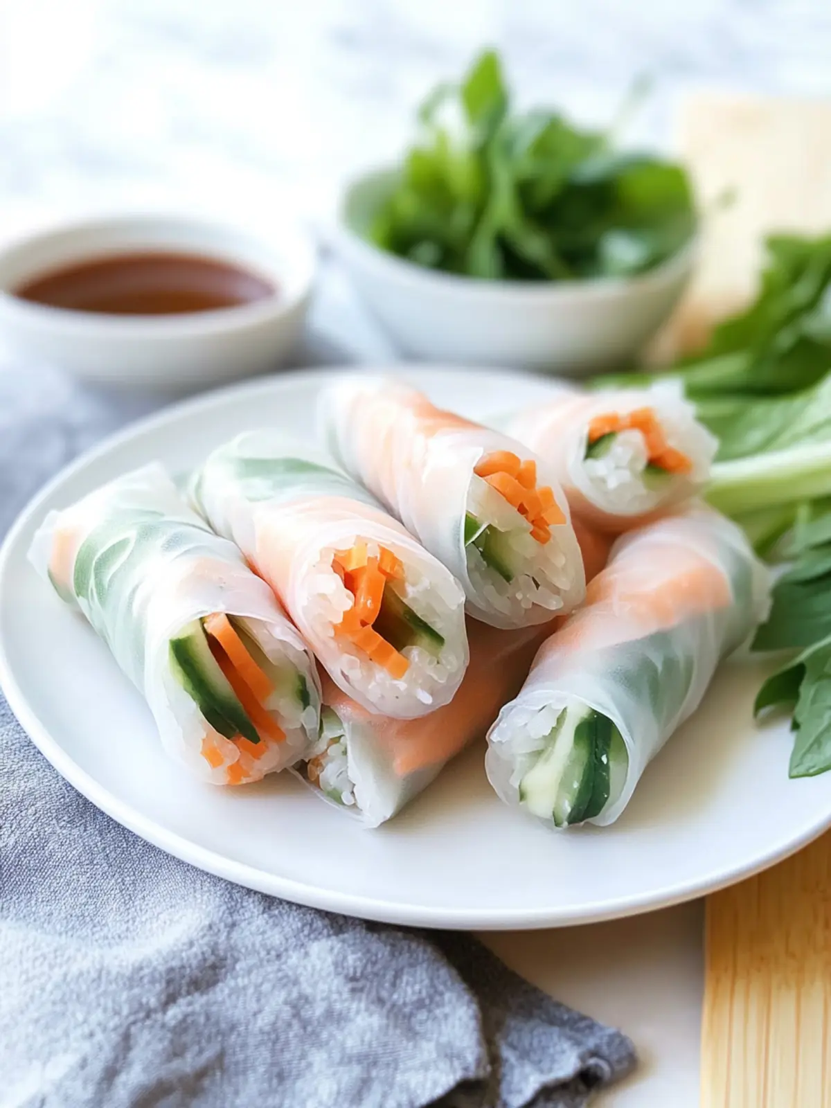 Spring Roll Sushi Recipe (Sushi Spring Rolls)