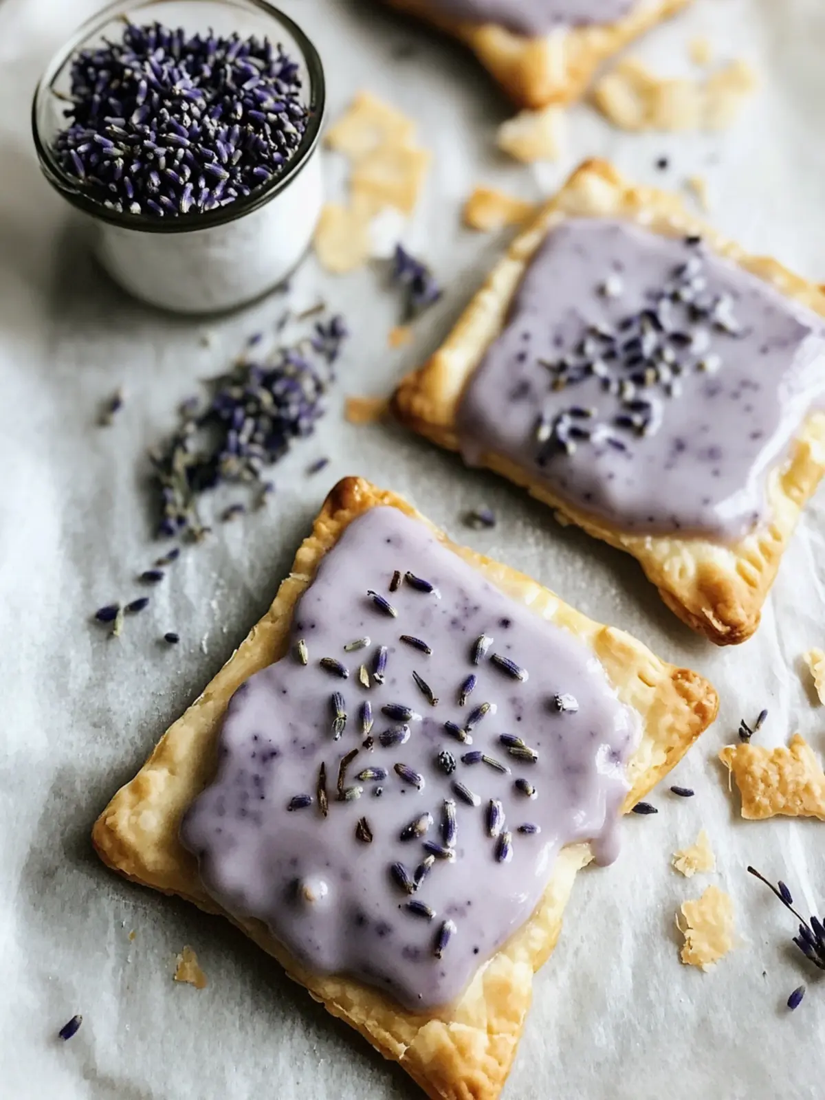 Delicious Blueberry Lavender Pop Tarts Made From Scratch 4 Blueberry Lavender Pop Tarts