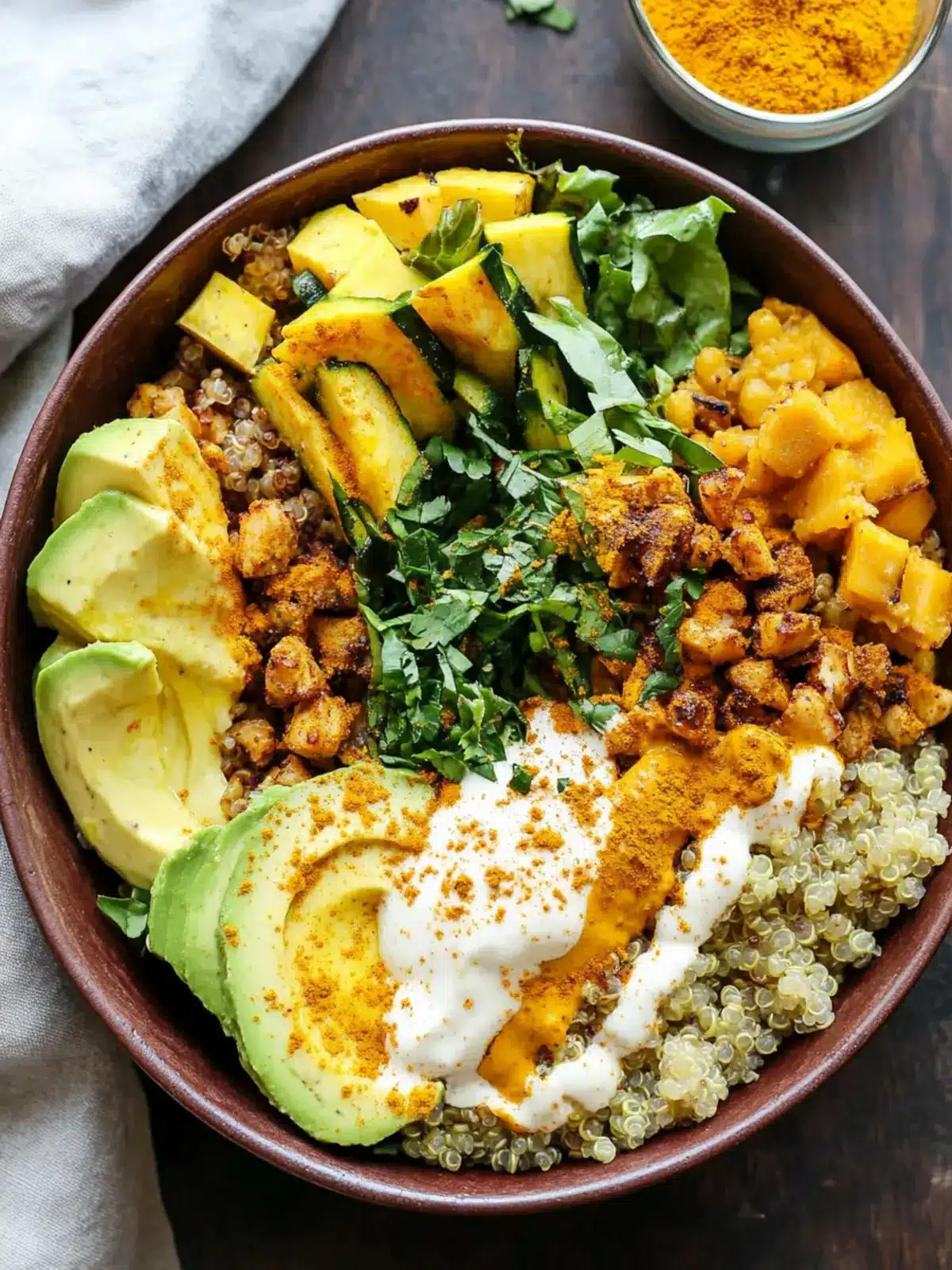 Vegan Turmeric Quinoa Power Bowls