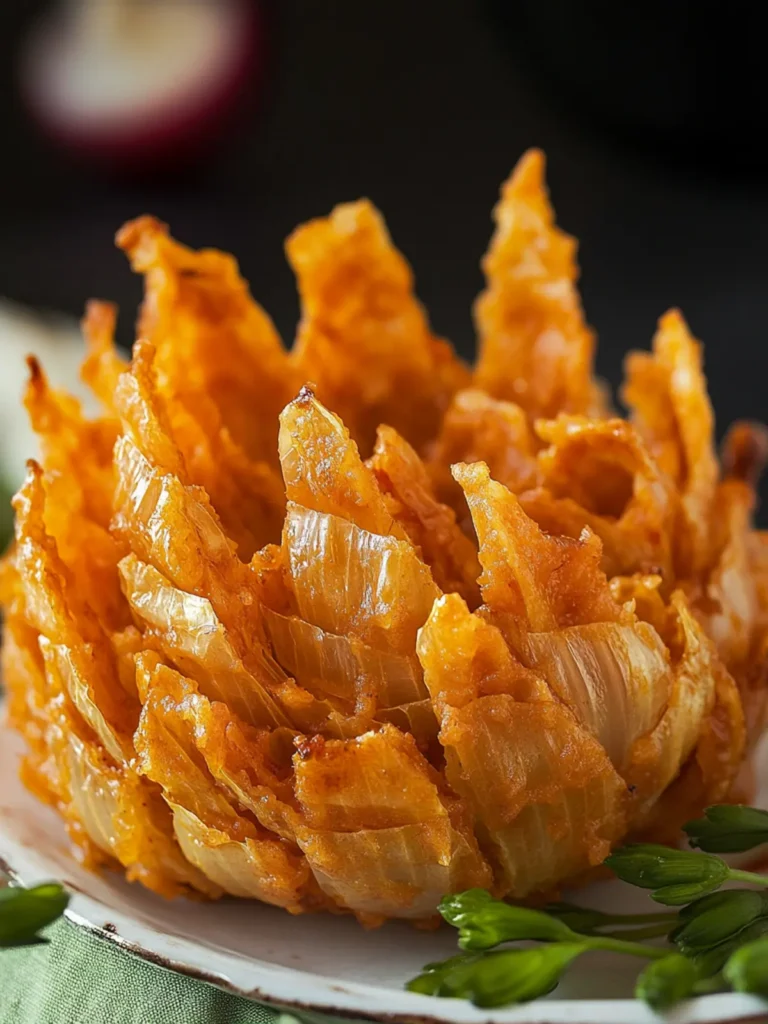 Favorite Blooming Onion with Sauce
