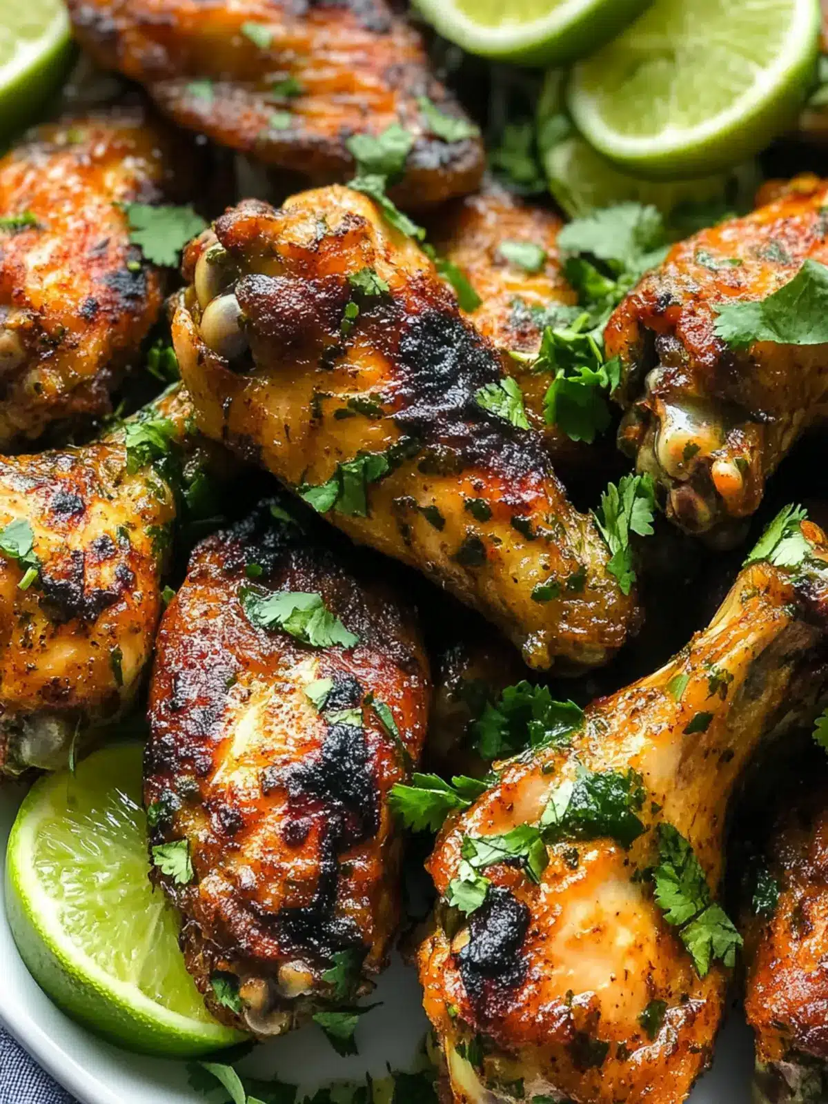 Easy Cilantro Lime Chicken Wings