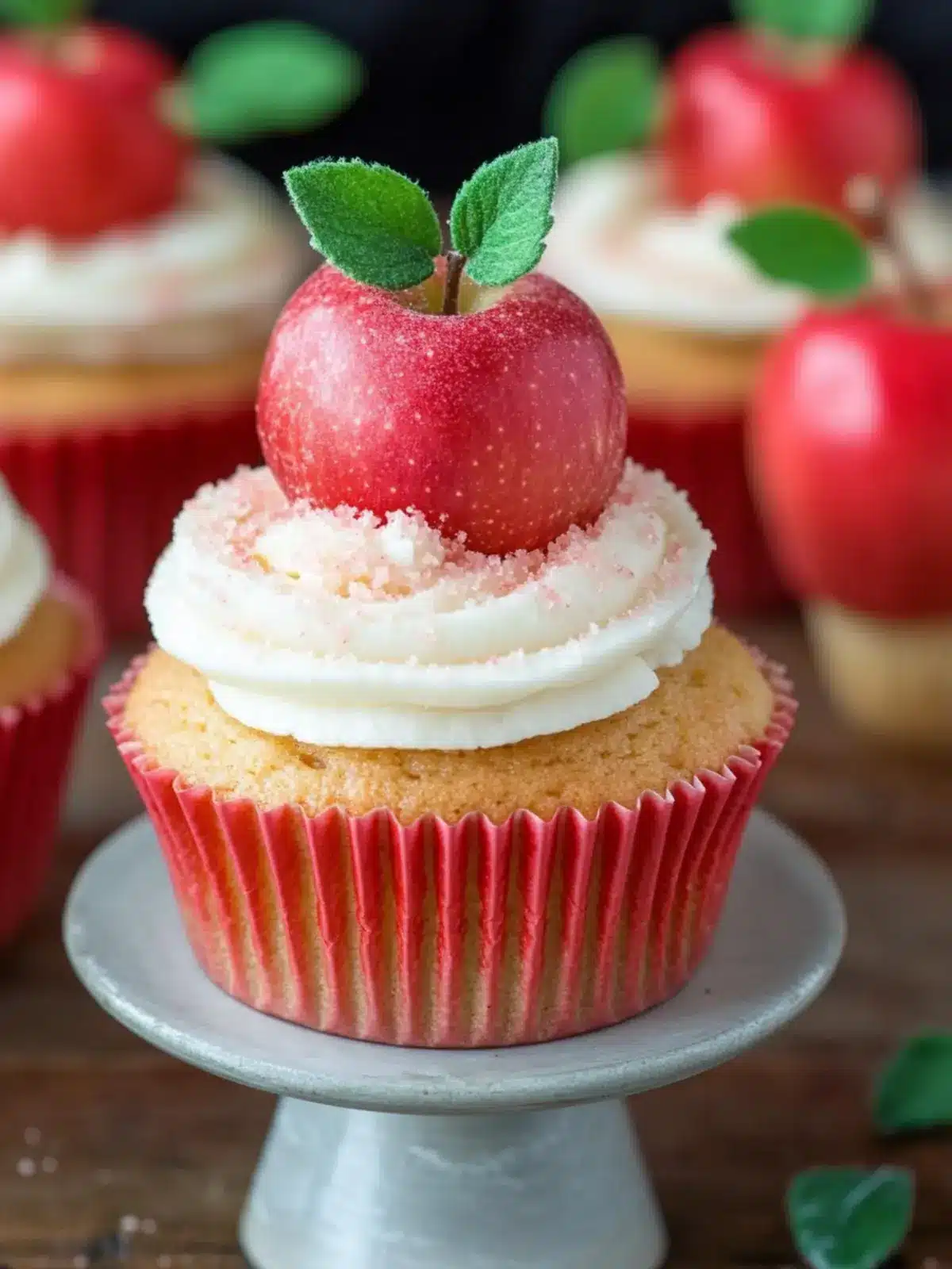Back to School Apple Cupcakes