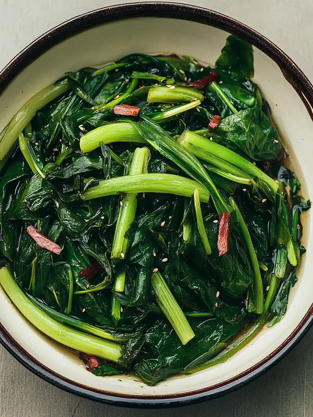 Stir-Fried Chinese Greens