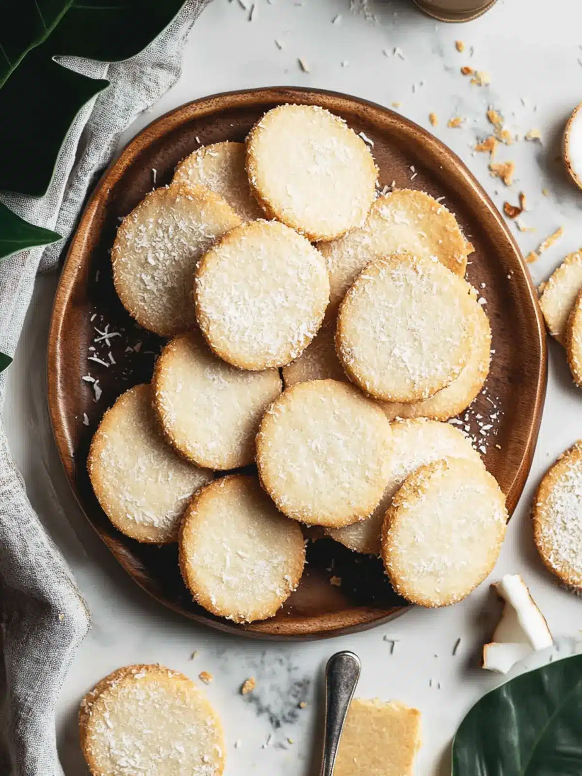 Crispy Coconut Shortbread Cookies You Need to Make Today 2 Coconut Shortbread Cookies