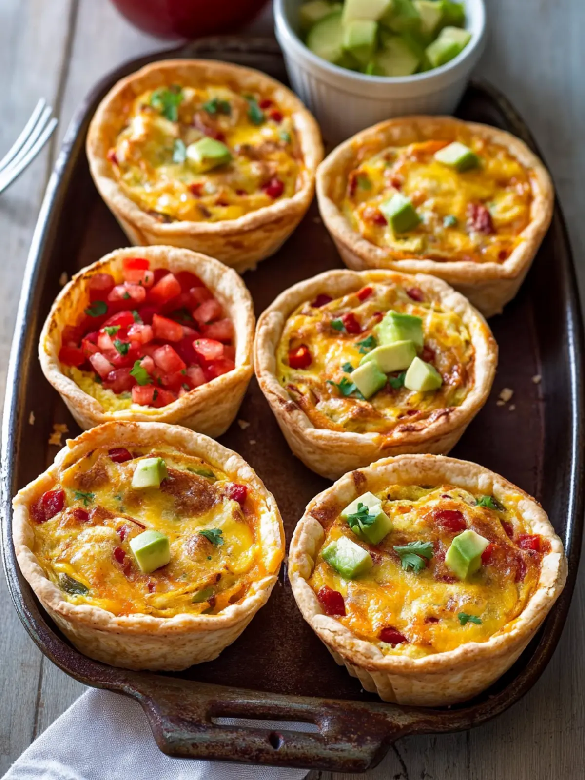 Mexican Taco Boat Quiches