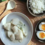 Boiled Taro With Coconut Milk
