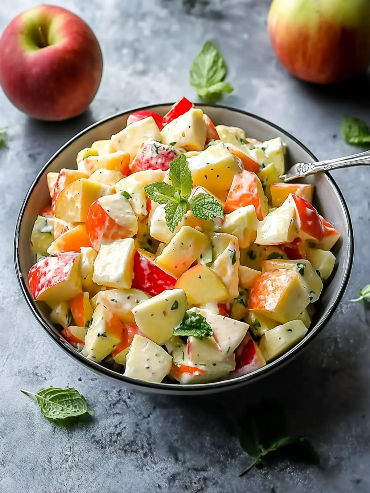 Taffy Apple Salad – Creamy Crunchy Bliss in Every Bite