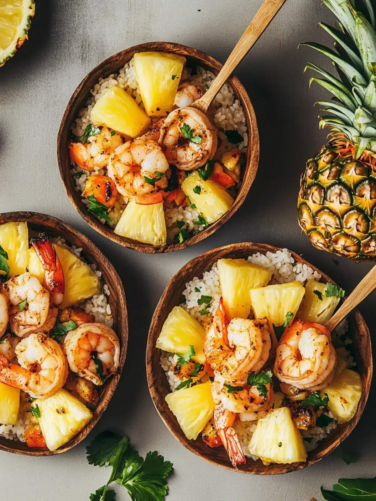Jerk Shrimp & Pineapple Bowls