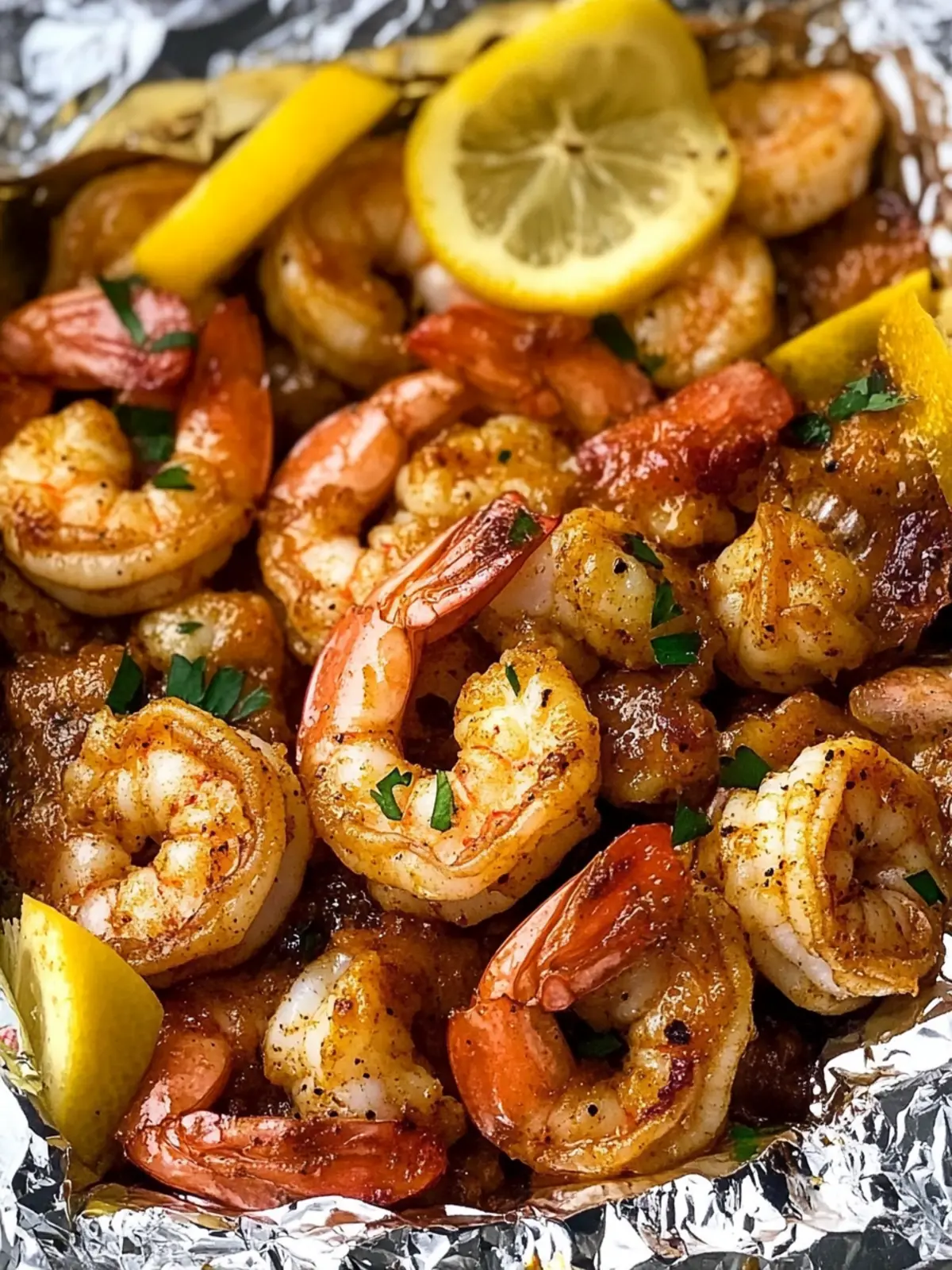 Cajun Shrimp Foil Packets