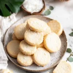 Coconut Shortbread Cookies