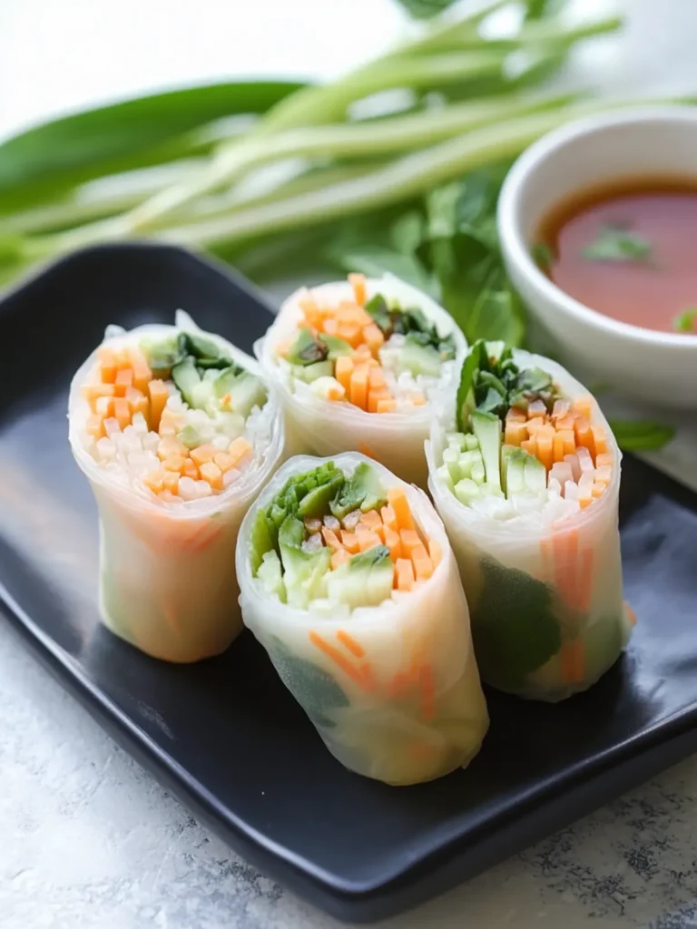 Spring Roll Sushi Recipe (Sushi Spring Rolls)