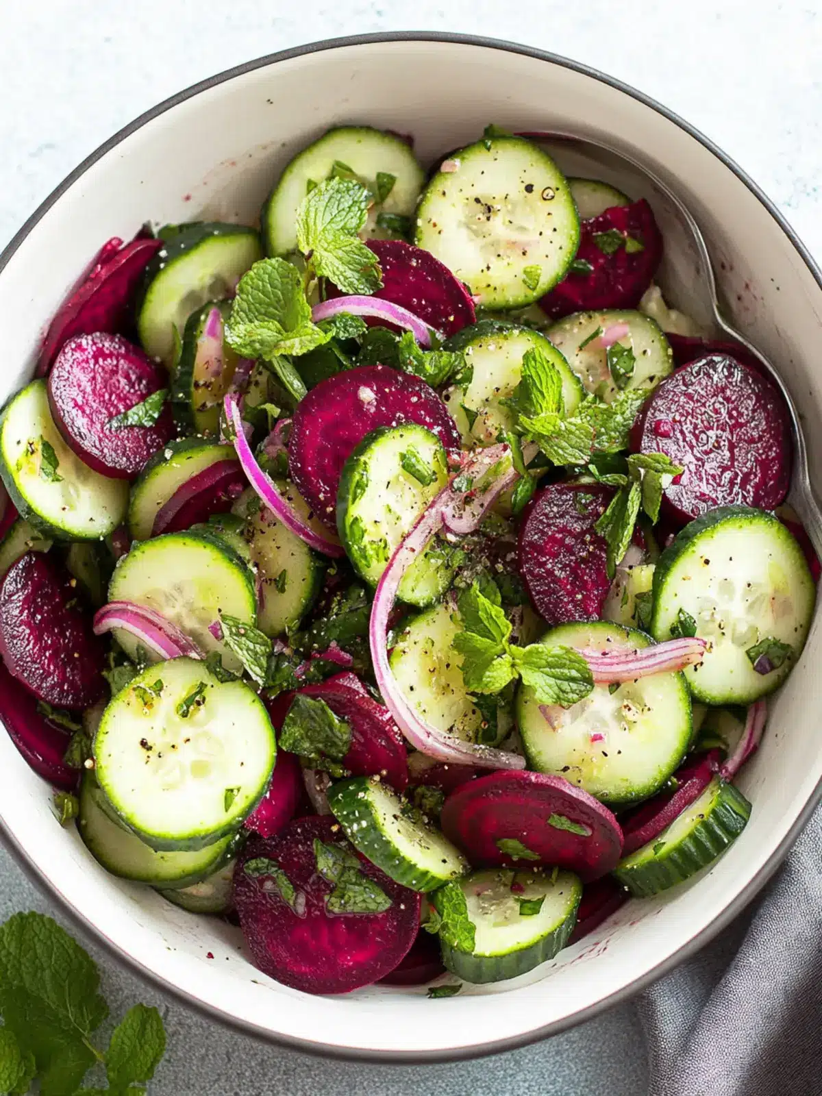Cucumber Beet Salad